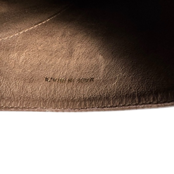 Pour La Victoire Brown Leather Platform High Heel Booties Made Brazil Size 7.5 - Picture 5 of 10